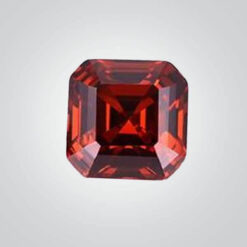 Cubic Zirconia Garnet, Asscher