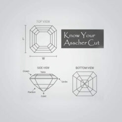 Cubic Zirconia Olive, Asscher