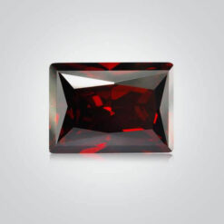 Cubic Zirconia Garnet, Baguette