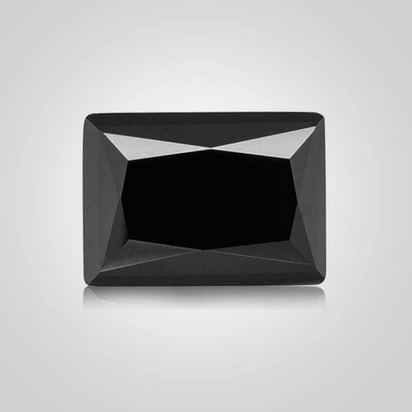 Cubic Zirconia Black, Baguette