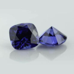 Cubic Zirconia Tanzanite, Cushion