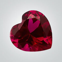 Lab Created Garnet# 8, Heart