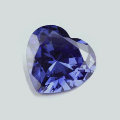 Cubic Zirconia Tanzanite, Heart