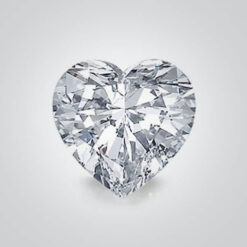 Cubic Zirconia White 6A, Heart
