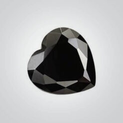 Cubic Zirconia Black, Heart
