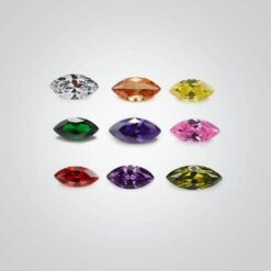 Cubic Zirconia Multi-Color Mixed Lot Normal, Marquise