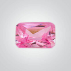 Cubic Zirconia Pink, Octagon