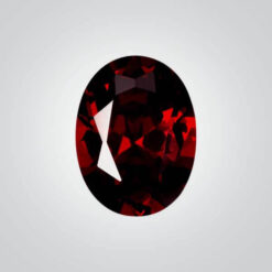 Cubic Zirconia Garnet, Oval