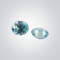 Cubic Zirconia Aquamarine, Oval