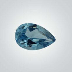 Cubic Zirconia Aquamarine, Pear