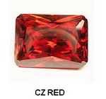 Cubic Zirconia Red