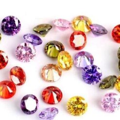 Cubic Zirconia Multi-Color Mixed Lot Normal, Round