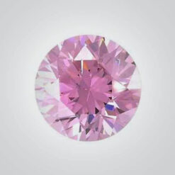 Cubic Zirconia Rose Pink, Round