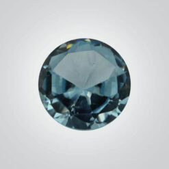 Cubic Zirconia Aquamarine, Round
