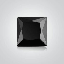 Cubic Zirconia Black, Square