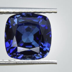 Lab Created Blue Sapphire# 33 (Light), Cushion