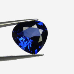 Lab Created Blue Sapphire# 34 (Medium), Heart