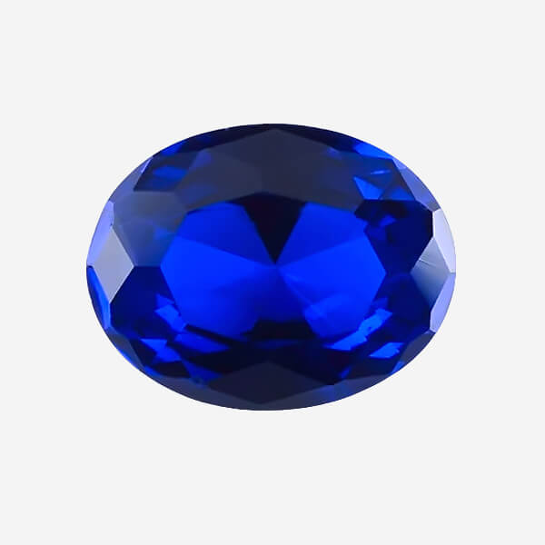Lab Created Blue Sapphire# 34 (Medium), Oval
