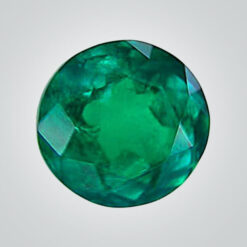 Lab Created Colombian Emerald (Inclusions), Round