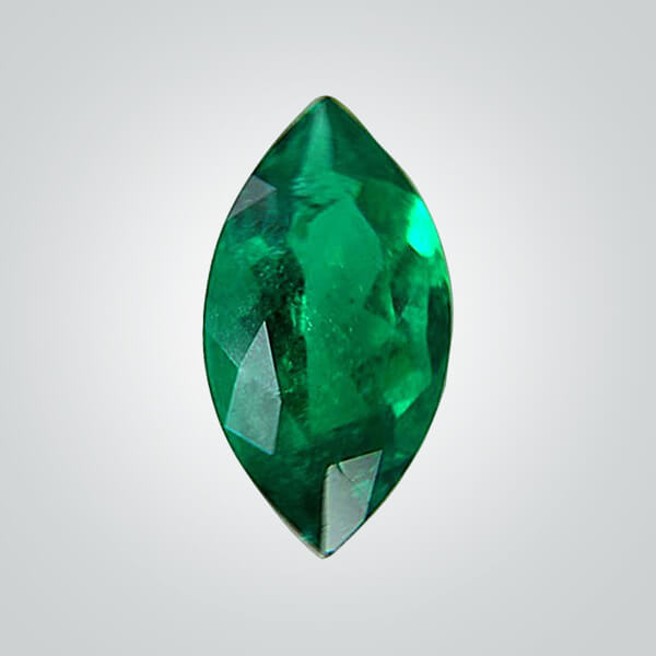 Lab Created Colombian Emerald (Inclusions), Marquise
