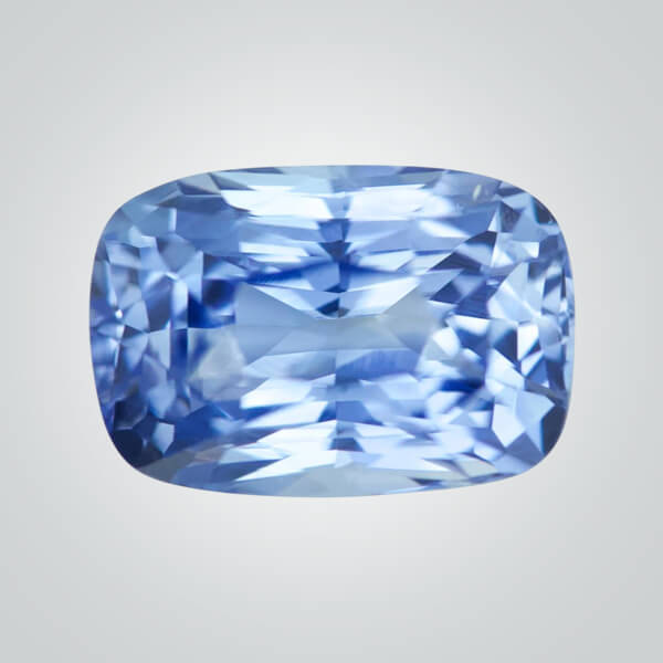 Lab Created Pulled Tanzanite, Cushion