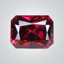 Lab Created Dark Ruby# 7, Octagon