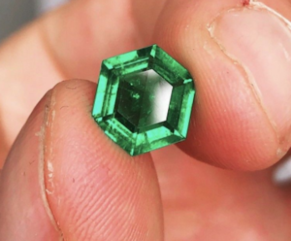 Lab Created Hydrothermal Colombian Emerald