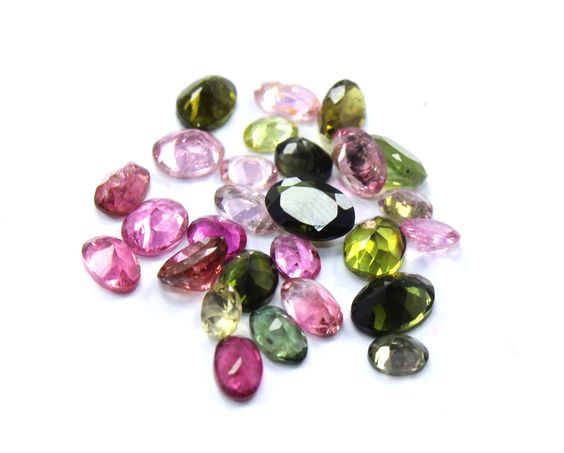 Multi-Tourmaline gemstones Mixed Lot