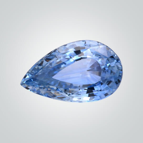 Lab Created Pulled Tanzanite, Pear