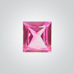 Lab Created Pink Sapphire# 2 (Medium), Square