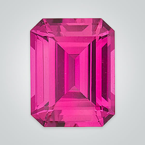 Lab Created Pulled Pink Spinel Emerald
