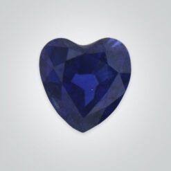 Natural Blue Sapphire, Heart A
