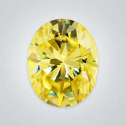 Yellow Moissanite, Oval