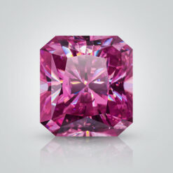 Pink Moissanite, Octagon Radiant