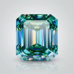 Synthetic Gemstones Green Moissanite, Emerald