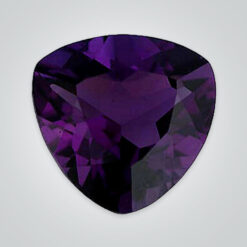 Lab Created Amethyst Quartz, Trillion