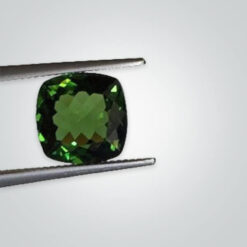 Lab Created Green Tourmaline# 149, Cushion