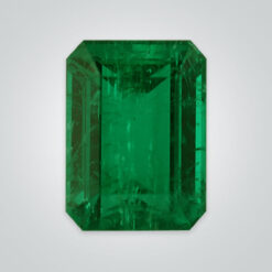 Natural Emerald, Octagon AA - Cubic Zirconia (CZ), Natural
