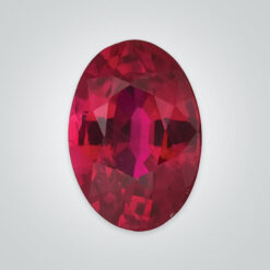 Natural Ruby, Oval AA