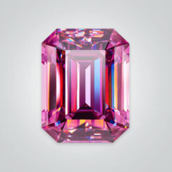 Pink Moissanite, Emerald