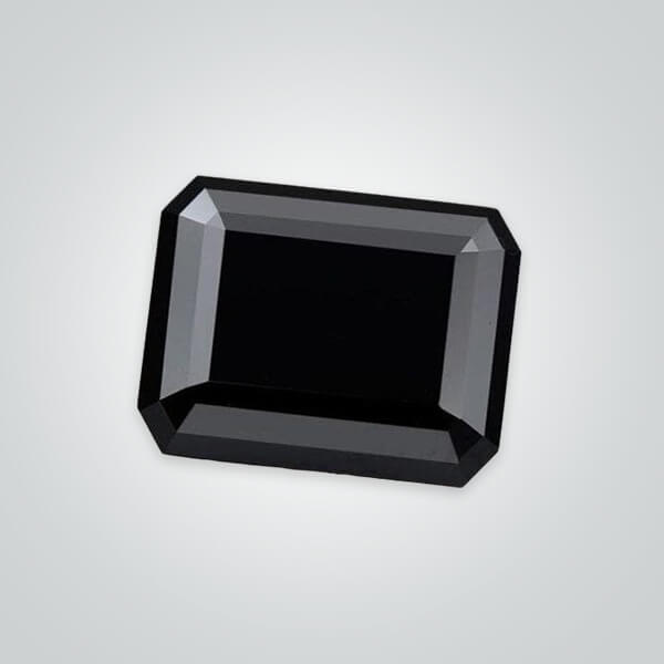 Black Moissanite, Emerald