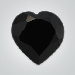Black Moissanite, Heart