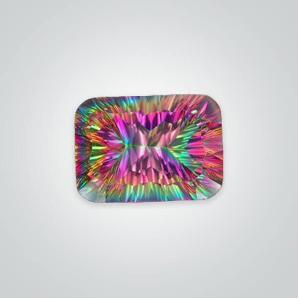 Lab Created Mystic Quartz, Octagon