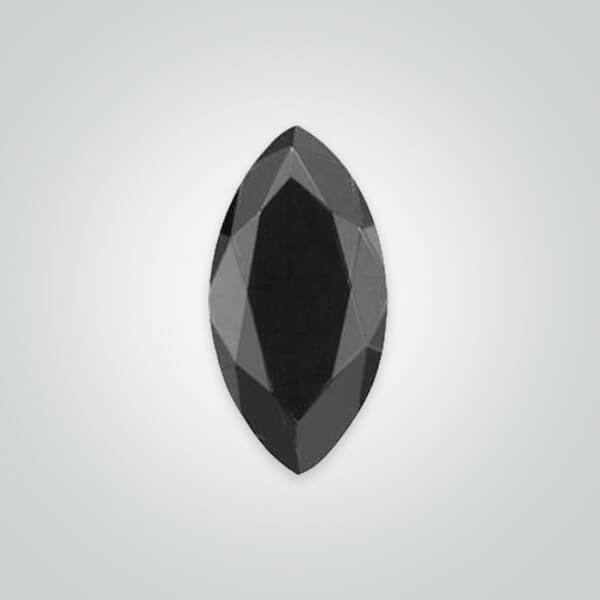 Black Moissanite, Marquise