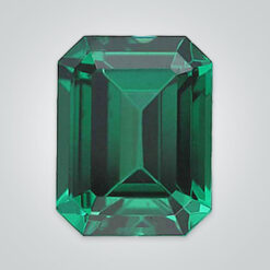 Lab Created Green Quartz, Octagon