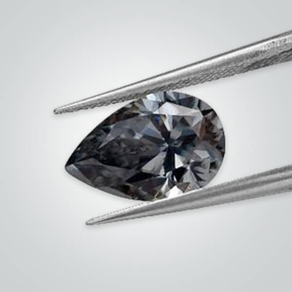 Dark grey moissanite hotsell