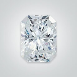 Lab Created Moissanite, Octagon Radiant