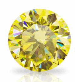 Yellow Moissanite