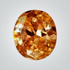 Champagne Moissanite, Oval