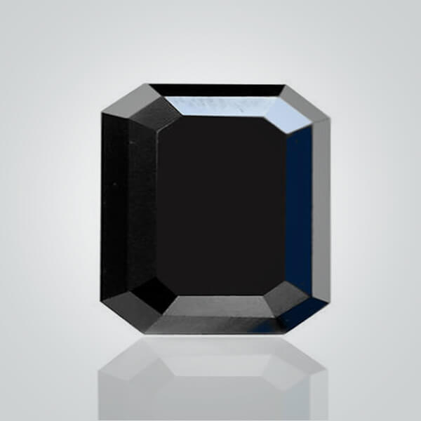 Black Moissanite, Emerald
